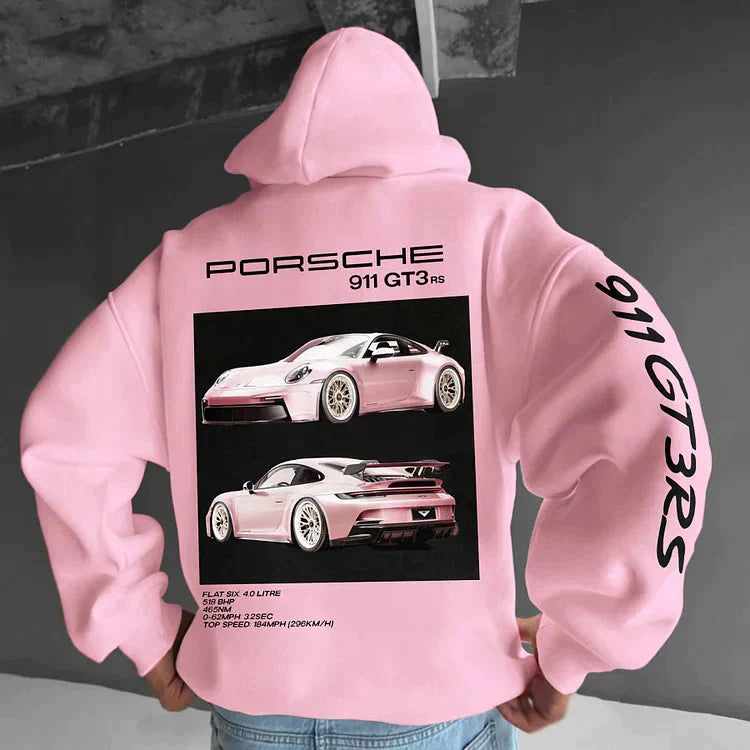 Unisex Renn-Hoodie mit Grafikdruck – Dynamischer Look