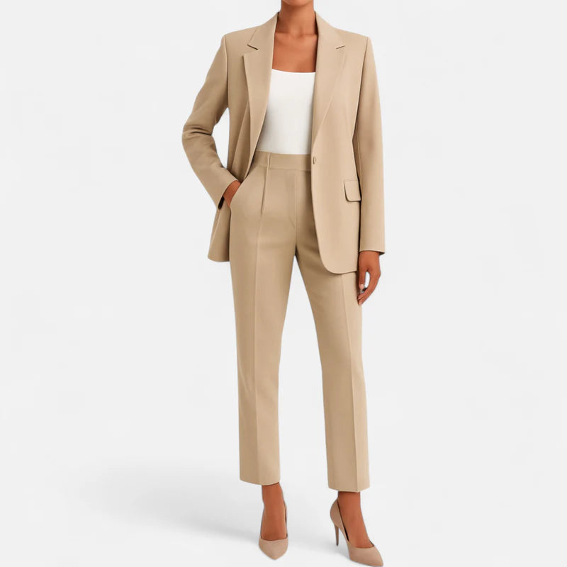 Elegantes Damen-Hosenanzug-Set mit Blazer und Hose