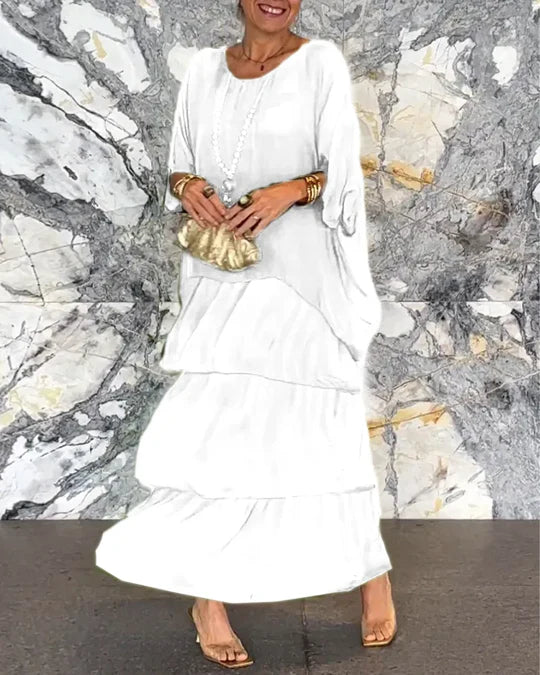 Maxi dress for women with a loose fit and elegant everyday look