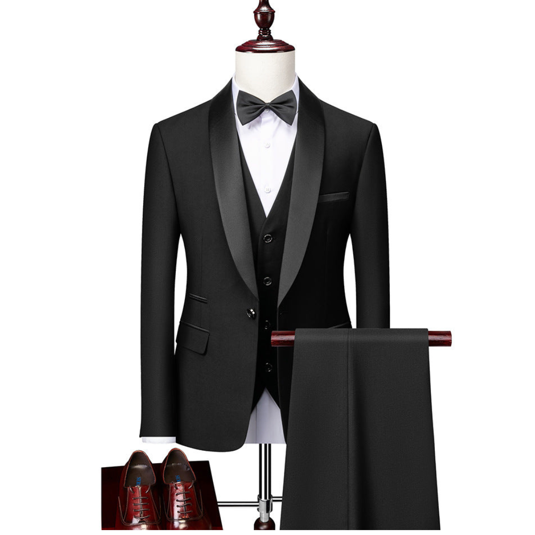 Three-piece suit for men