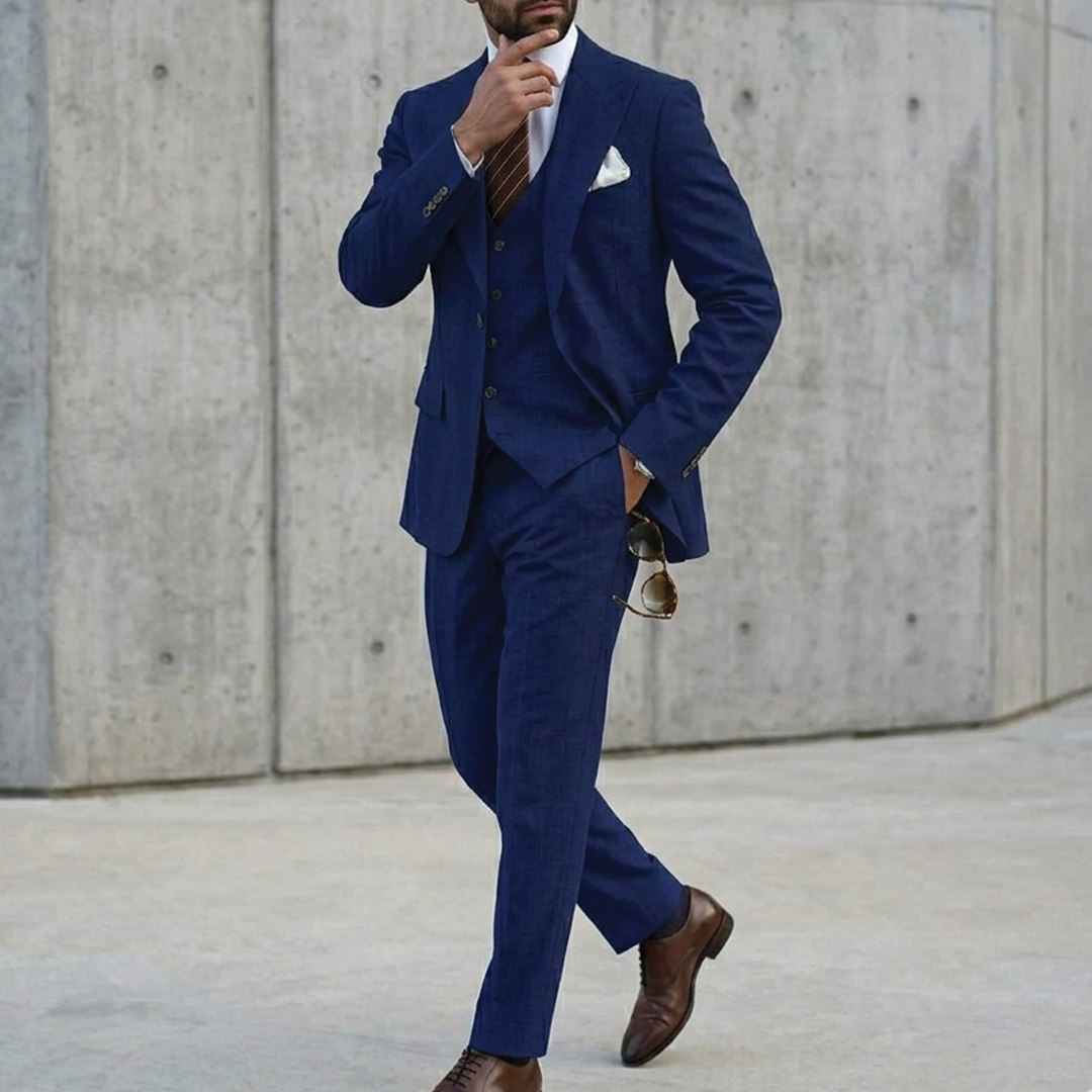 Three-piece men's suit