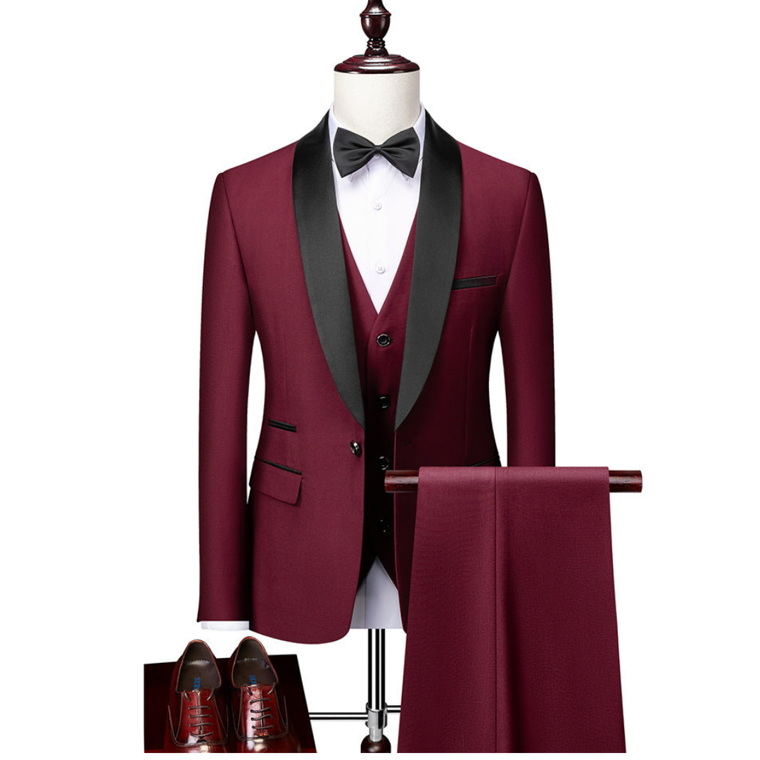 Three-piece suit for men