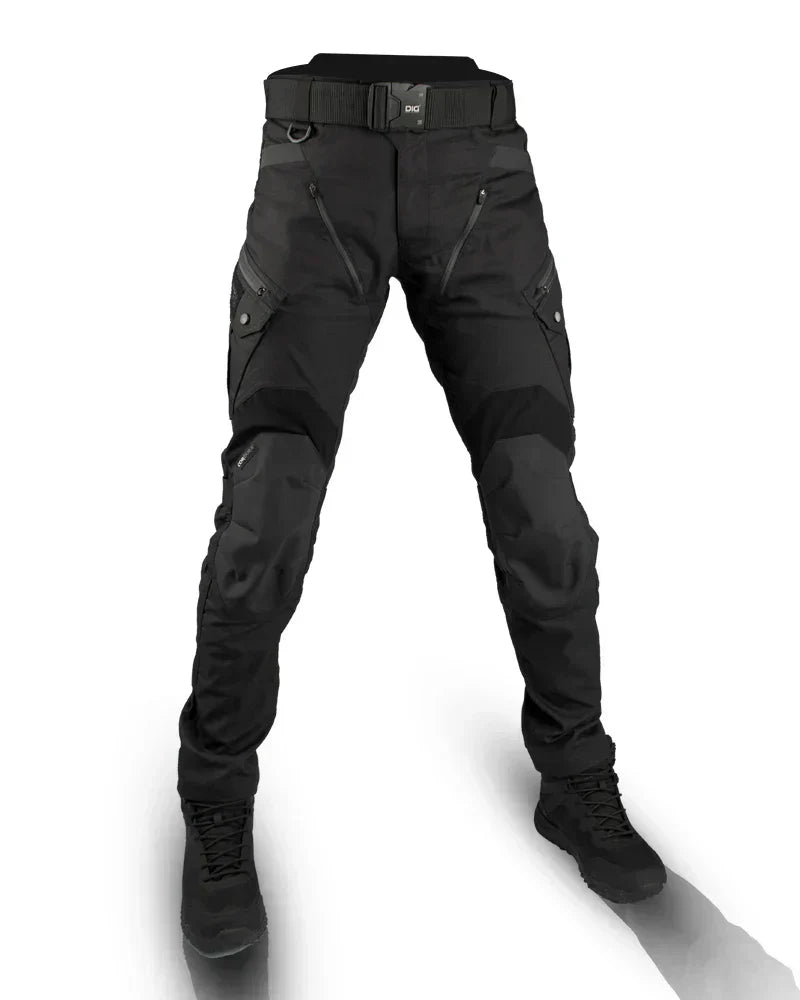 Tactical Pants for Men | Functional Cargo Pants with Integrated Belt and Reinforced Knees for Outdoor and Work
