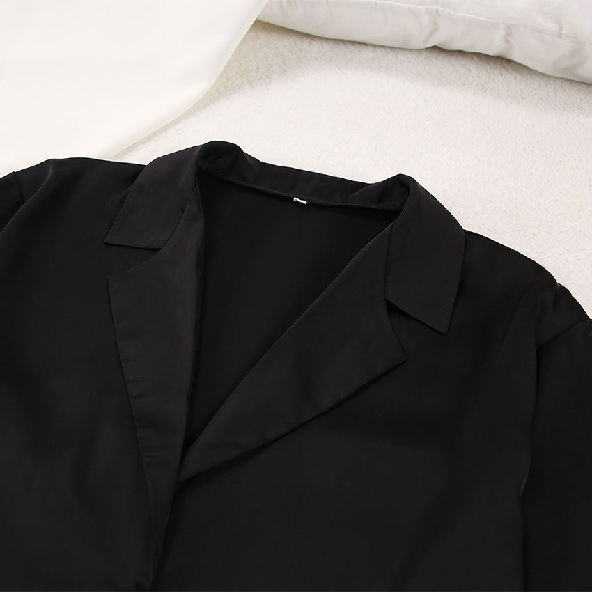 Luxuriöses Satin-Pyjama-Set für Damen