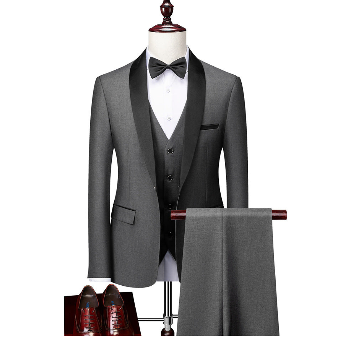 Three-piece suit for men