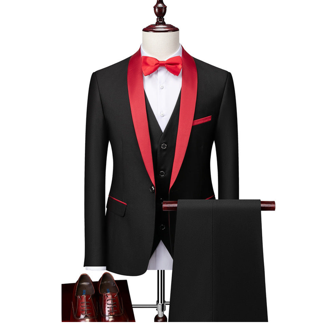Three-piece suit for men