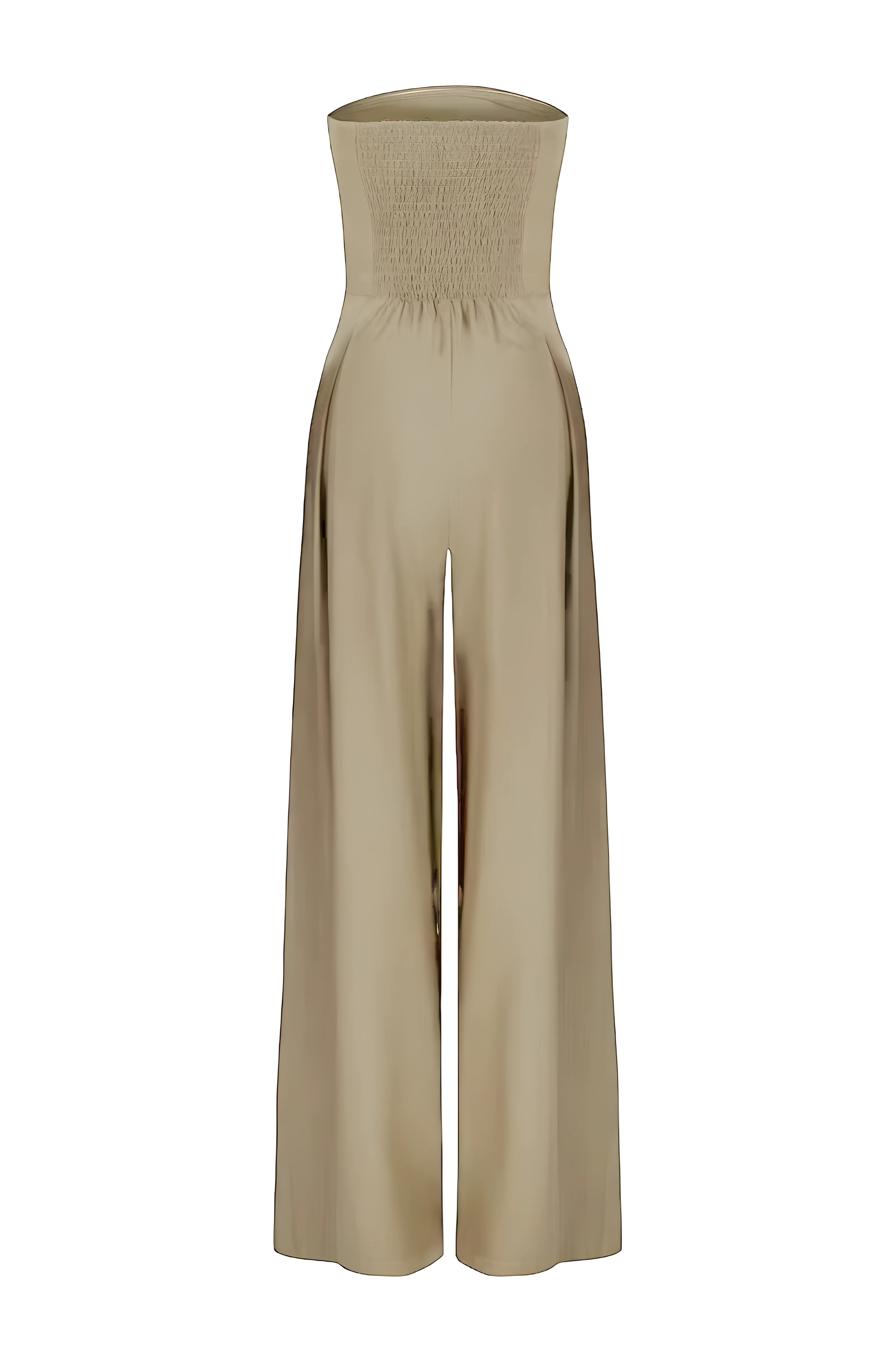 Women's Off-Shoulder Jumpsuit | Elegant Strapless Overall with Corset Effect for Festive Occasions and Stylish Evening Wear