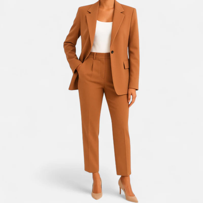 Elegantes Damen-Hosenanzug-Set mit Blazer und Hose