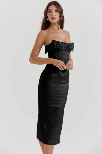Sharlene – Elegant Strapless Dress