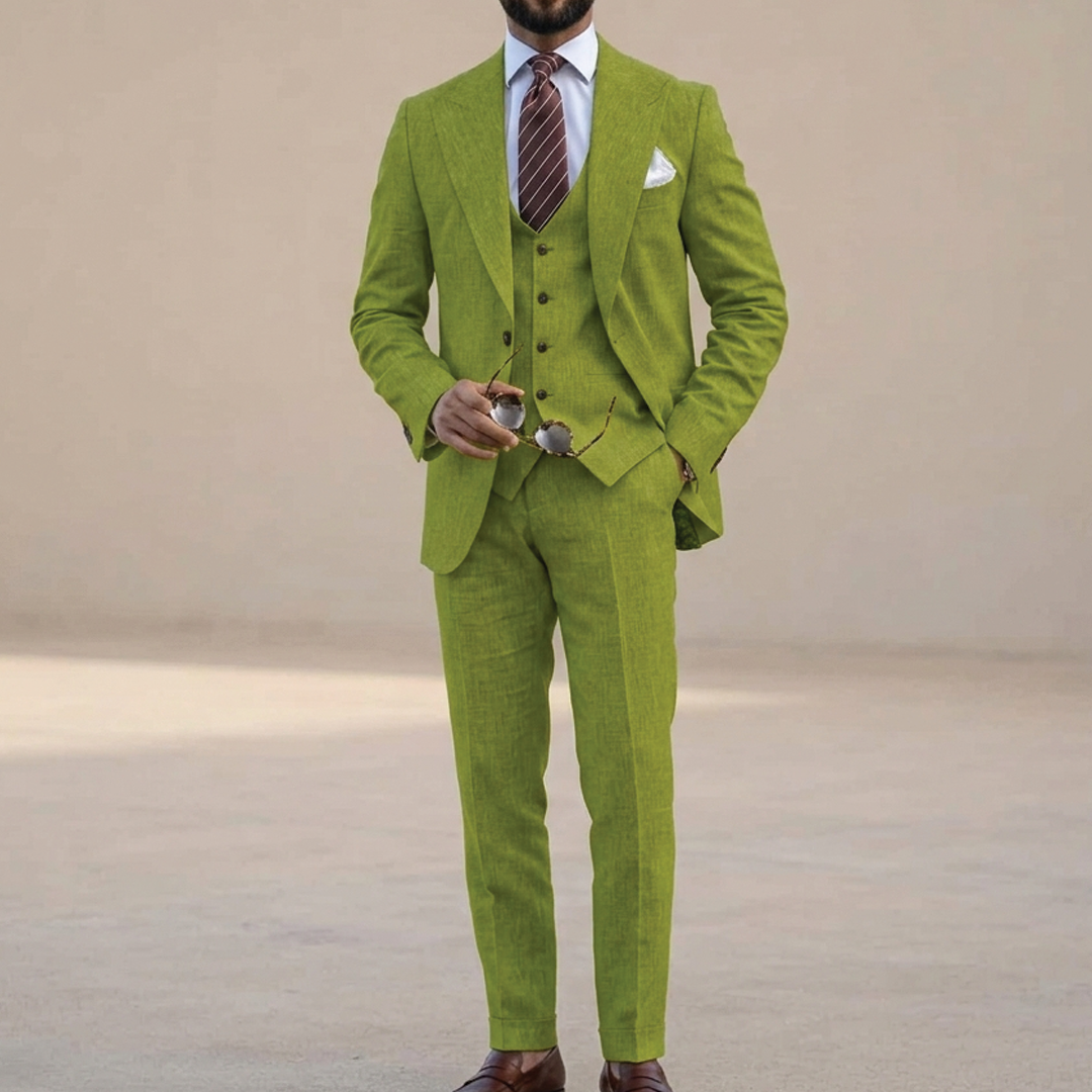 Three-piece men's suit