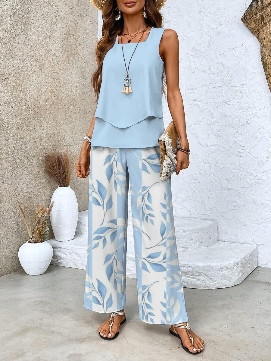 Zweiteiliges Damen-Set | Passendes Oberteil und Hose