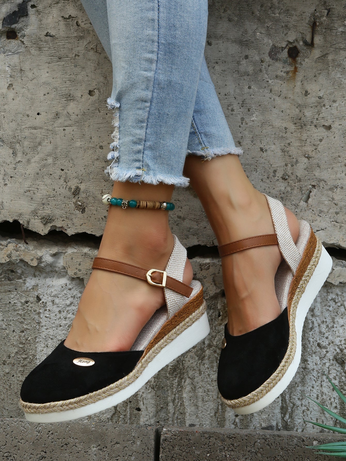 Orthopedic espadrilles for women | Comfortable summer shoes with footbed | Closed toe, lightweight & breathable