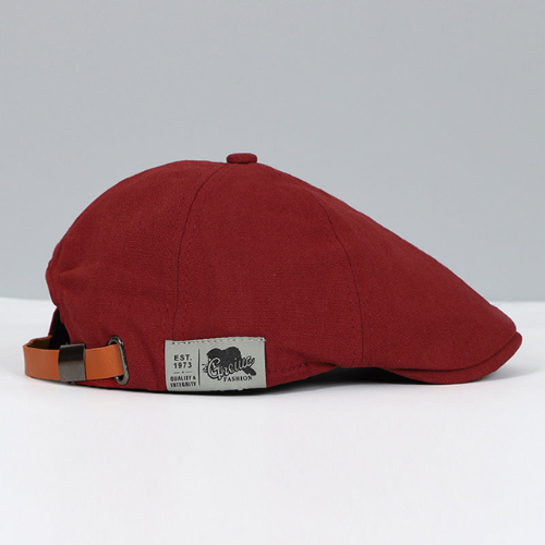 Men's Adjustable Newsboy Cap | Classic Flat Cap with Built-in Sun Protection | Lightweight Beret in Modern Design