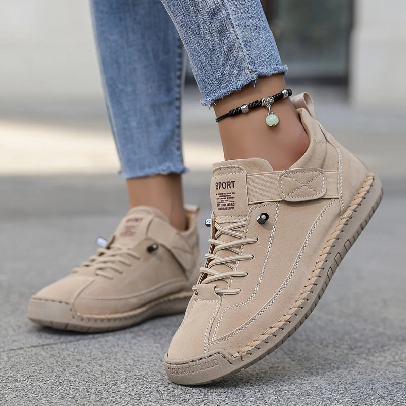 Orthopedic Shoes for Women | Comfortable Sneakers with Footbed for Everyday & Work | Ergonomic Breathable Hiking Shoes