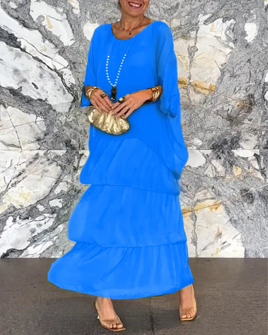 Maxi dress for women with a loose fit and elegant everyday look