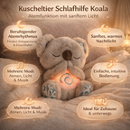 Kuscheltier Schlafhilfe Koala mit Atemfunktion & sanftem Licht
