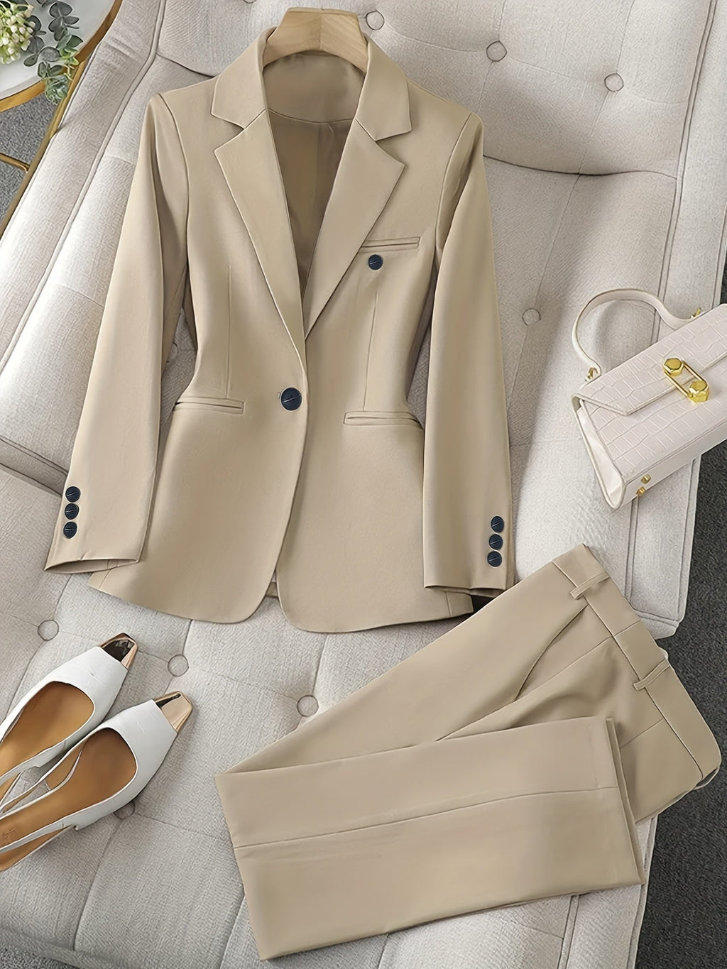 Klassischer Damenblazer mit Reverskragen - Zeitlos und elegant - Für jede Saison