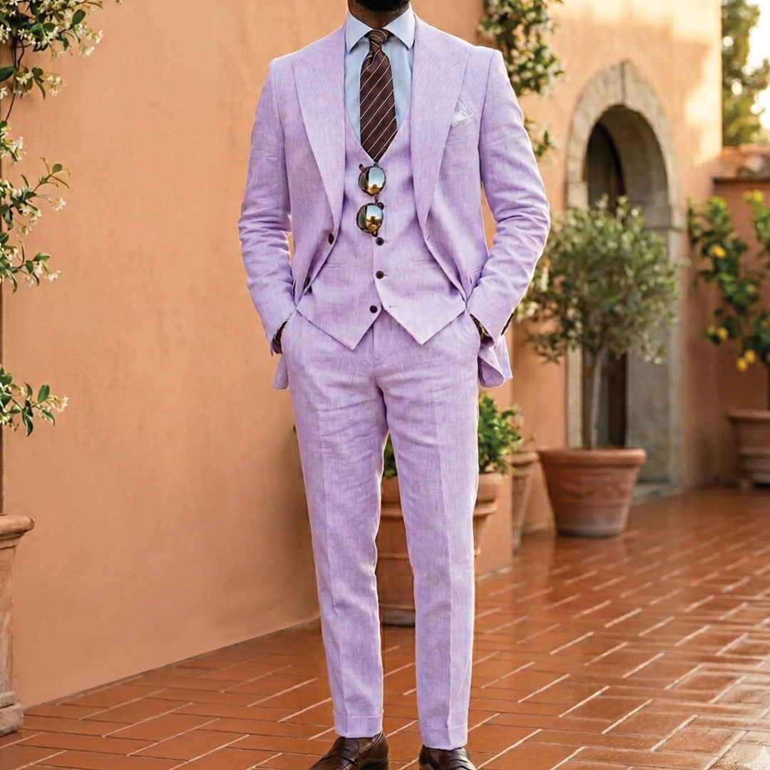Three-piece men's suit
