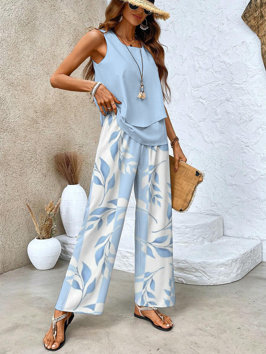 Zweiteiliges Damen-Set | Passendes Oberteil und Hose