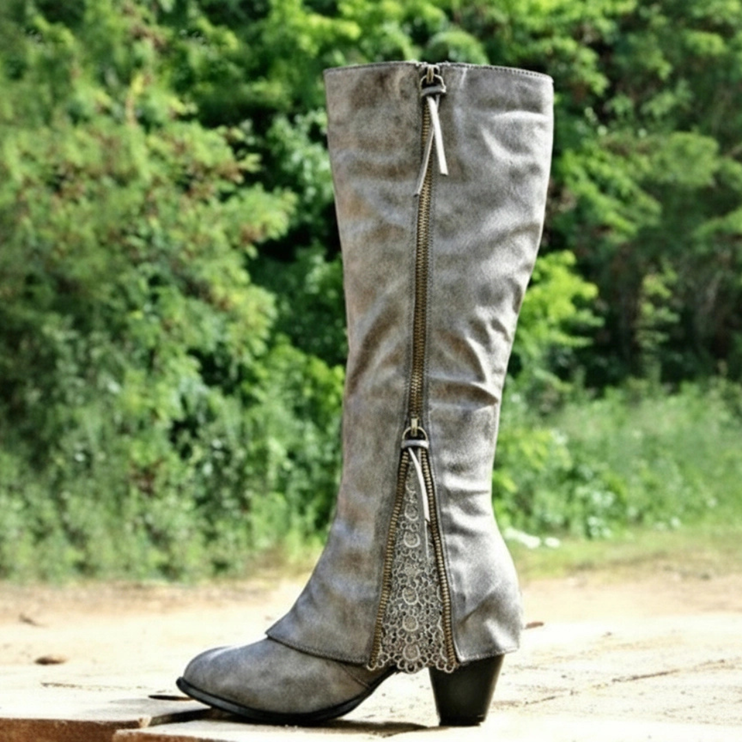 Women's knee-high boots with elegant design for everyday wear and special occasions