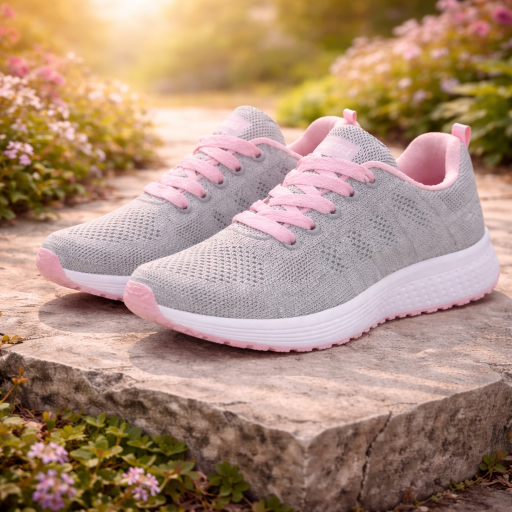 Orthopedic Women's Sneakers with Comfort and Support for Pain-Free Walking
