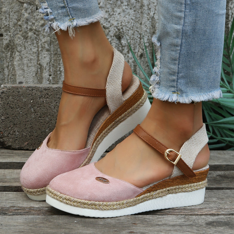 Orthopedic espadrilles for women | Comfortable summer shoes with footbed | Closed toe, lightweight & breathable