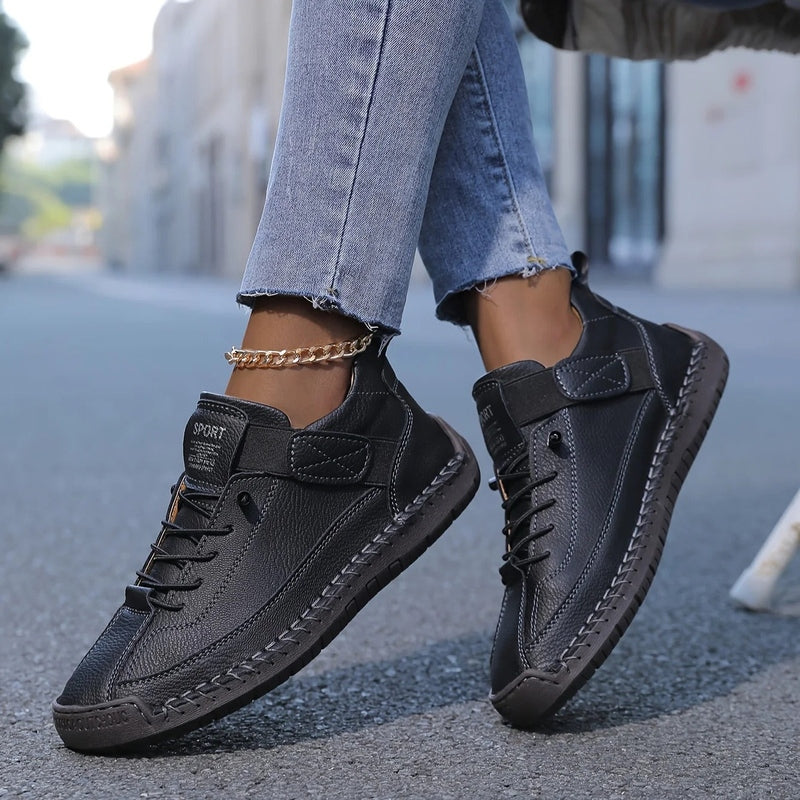 Orthopedic Shoes for Women | Comfortable Sneakers with Footbed for Everyday & Work | Ergonomic Breathable Hiking Shoes