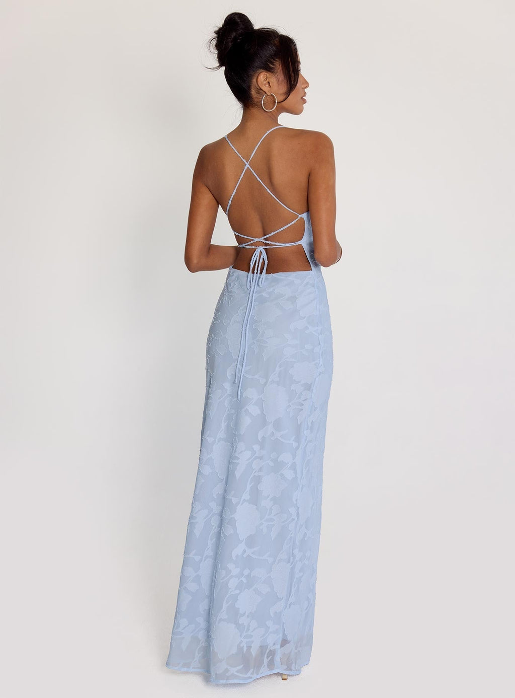 Maxikleid Damen mit floralem Muster und Spaghettiträgern | Elegantes langes Kleid für Sommerfeste und besondere Anlässe