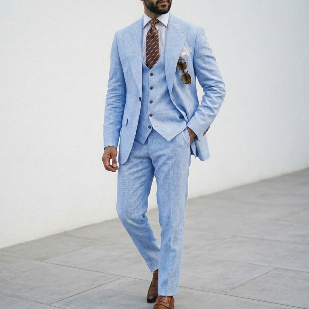 Three-piece men's suit