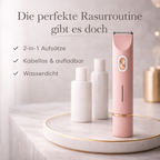Elektrischer Intimrasierer für Damen mit präziser und schonender Anwendung