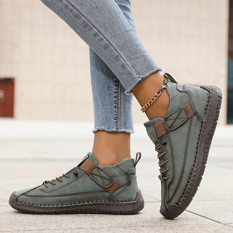 Orthopedic Shoes for Women | Comfortable Sneakers with Footbed for Everyday & Work | Ergonomic Breathable Hiking Shoes
