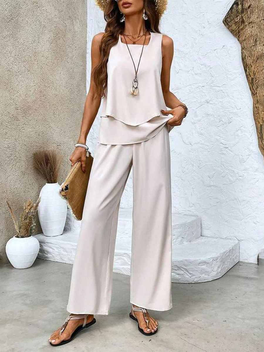 Zweiteiliges Damen-Set | Passendes Oberteil und Hose