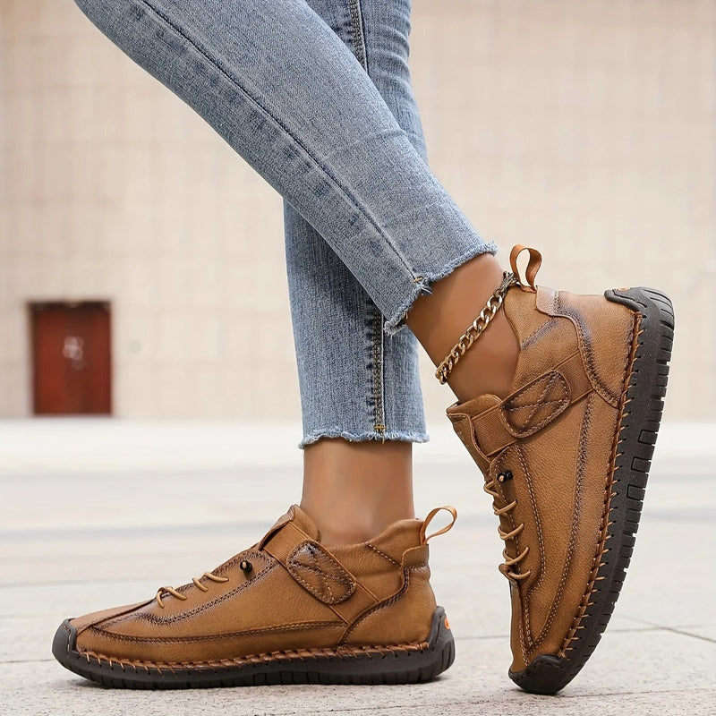 Orthopedic Shoes for Women | Comfortable Sneakers with Footbed for Everyday & Work | Ergonomic Breathable Hiking Shoes