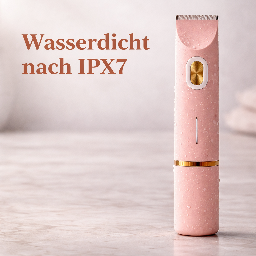 Elektrischer Intimrasierer für Damen mit präziser und schonender Anwendung