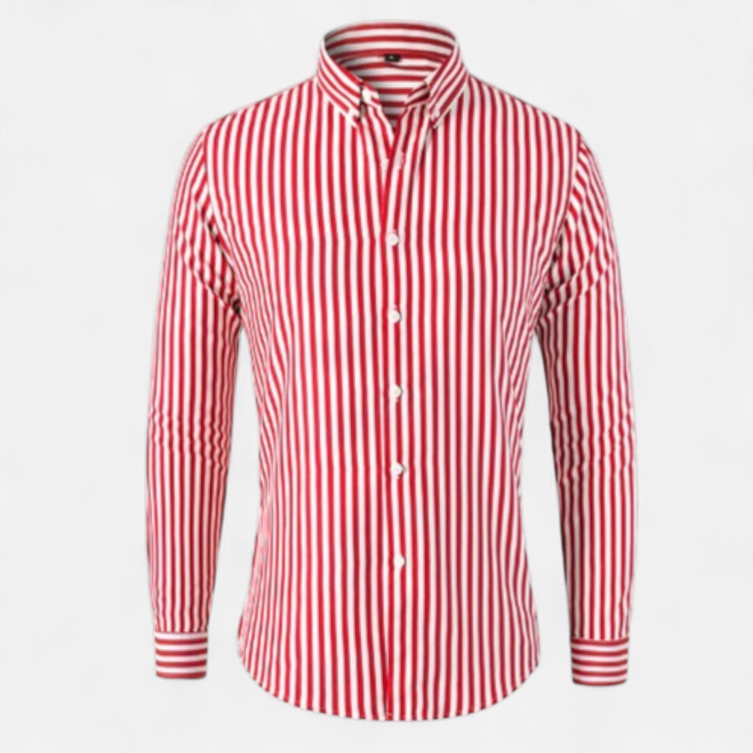 Striped men's shirt – Classic design with timeless pattern and refined fit