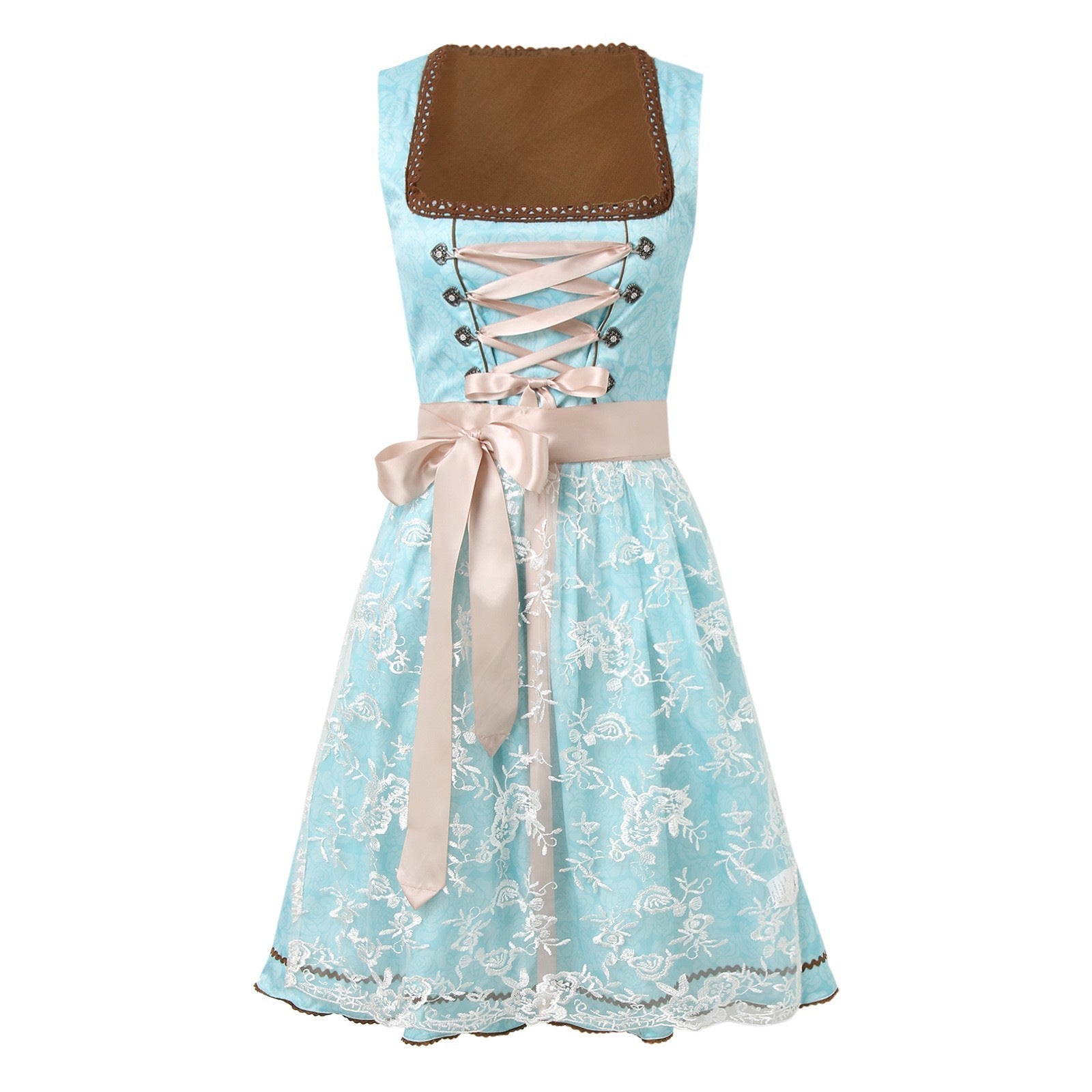 NOUVEAU RICHE Dirndl Kleid Retro Stil Trachten Outfit Oktoberfest Größe