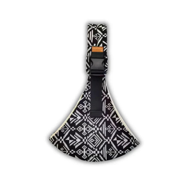 NOUVEAU RICHE Tragehilfe Adaptiv Baby bis Kleinkind 9 Monate bis 4 Jahre Tribal Schwarz
