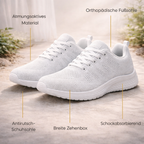 Orthopädische Damen Sneaker mit Komfort und Unterstützung für schmerzfreies Gehen