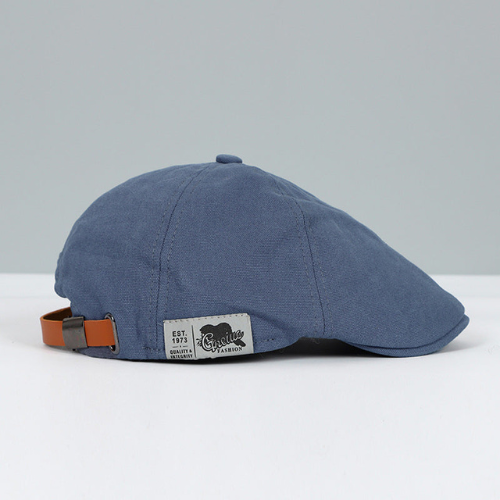 Men's Adjustable Newsboy Cap | Classic Flat Cap with Built-in Sun Protection | Lightweight Beret in Modern Design