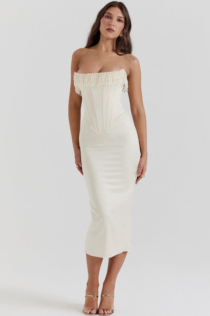 Sharlene – Elegant Strapless Dress