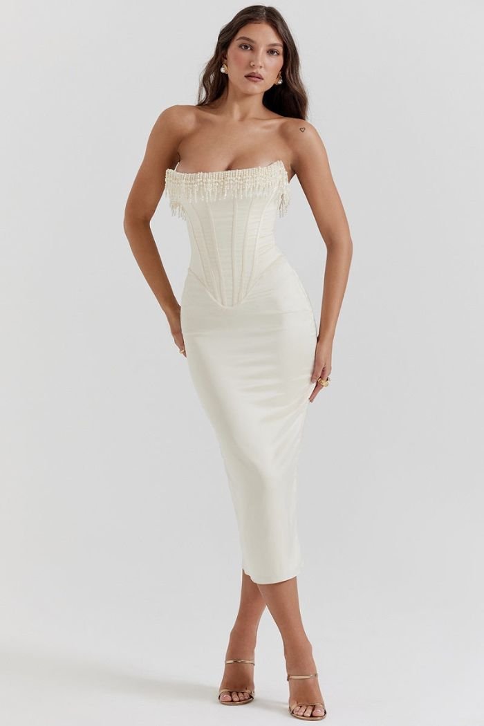 Sharlene – Elegant Strapless Dress