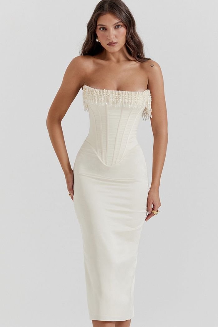 Sharlene – Elegant Strapless Dress