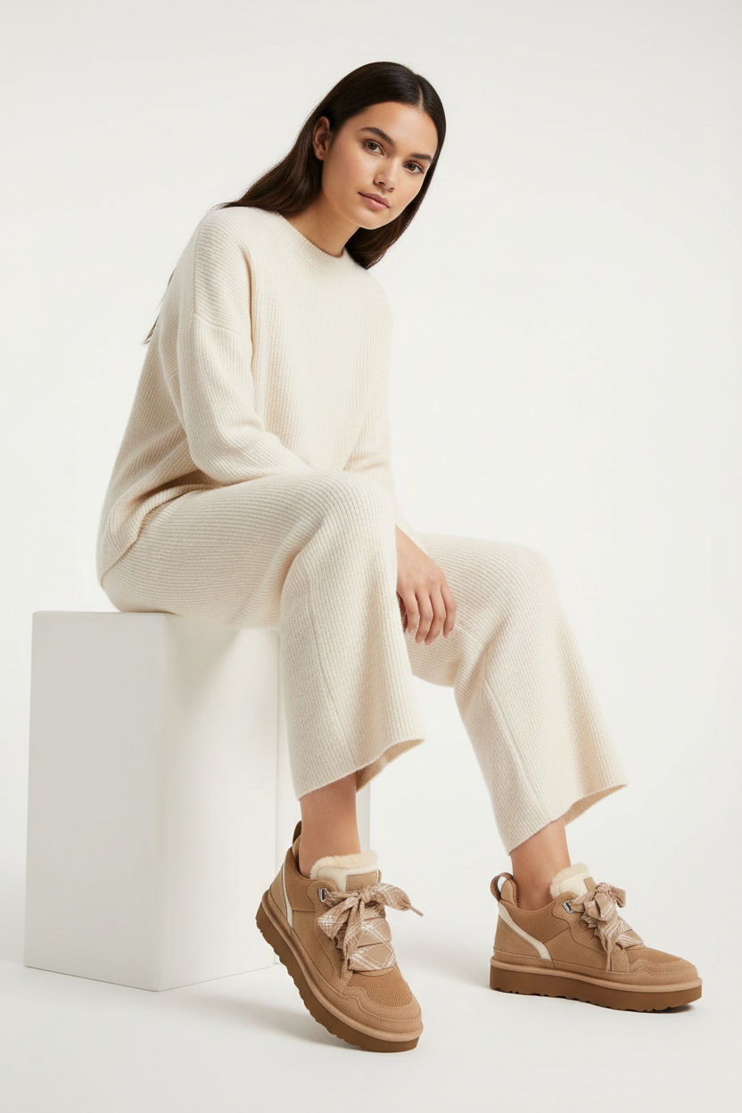 NOUVEAU RICHE Damen Vinter Wildleder Stiefel Für Warme Schritte Kälte