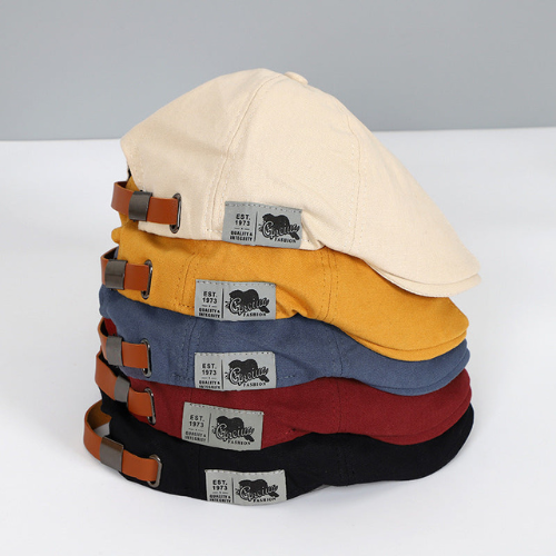 Men's Adjustable Newsboy Cap | Classic Flat Cap with Built-in Sun Protection | Lightweight Beret in Modern Design
