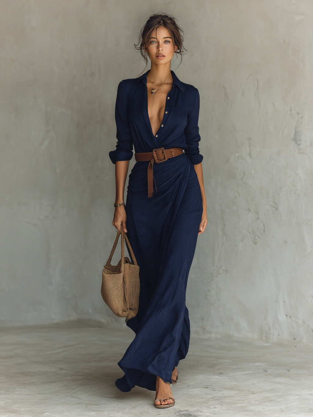 Long shirt dress for women