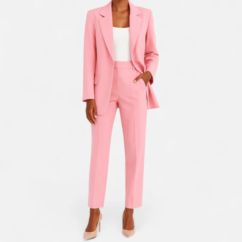Elegantes Damen-Hosenanzug-Set mit Blazer und Hose