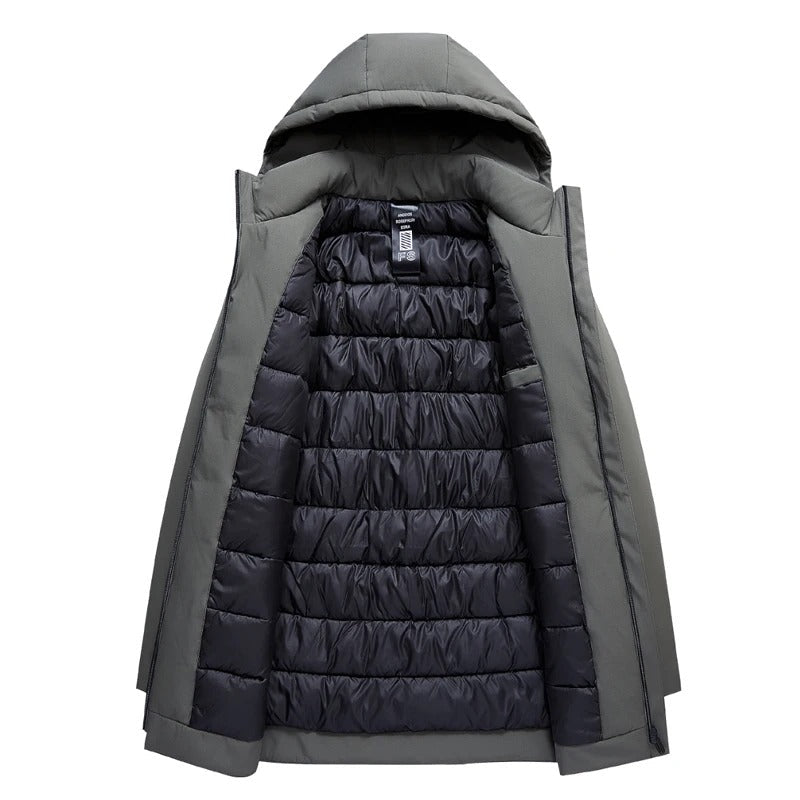 Winterparka für Herren | Warme Jacke mit Kapuze