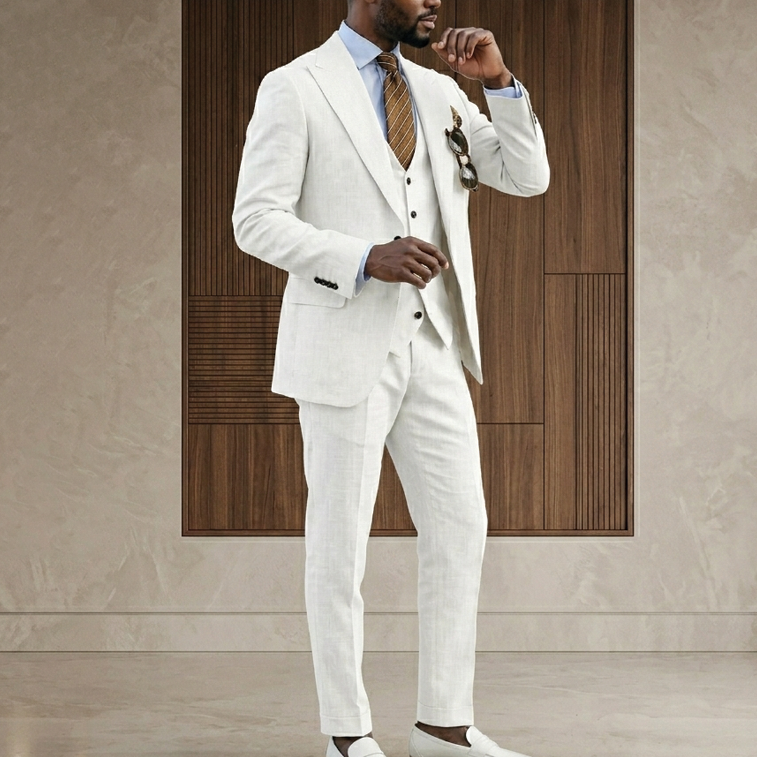 Three-piece men's suit