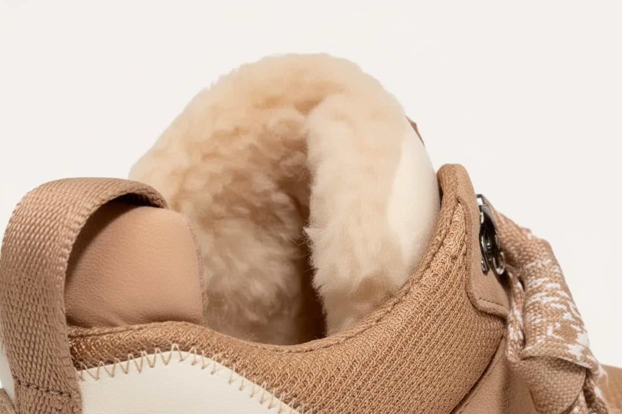 NOUVEAU RICHE Damen Vinter Wildleder Stiefel Für Warme Schritte Kälte