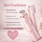 Elektrischer Intimrasierer für Damen mit präziser und schonender Anwendung